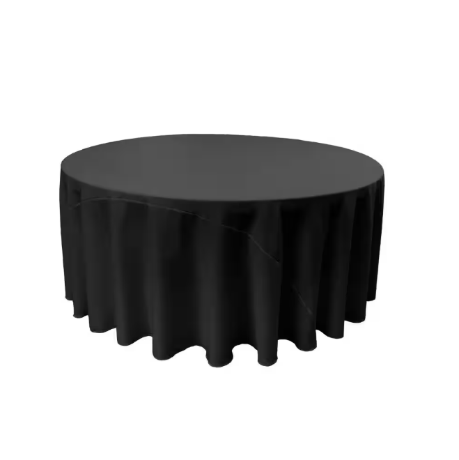 Black 44x88 Table Cloth