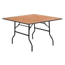 30 inch Square Wood Table